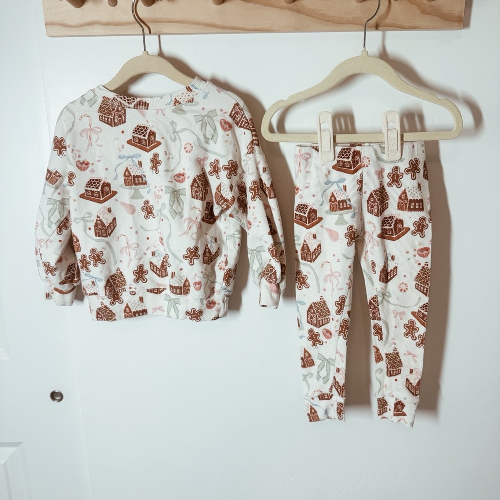 Cozy Gingerbread Kids Pajamas